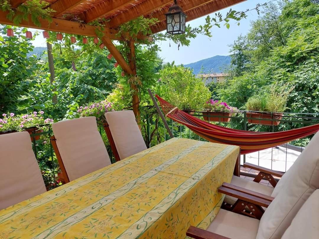 La Casa Rosa Di Segusino With Spa Jacuzzi In Garden Sequsino Ngoại thất bức ảnh